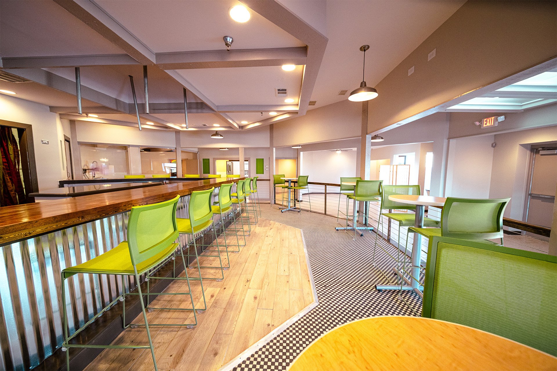 Continental Kitchen's bar area